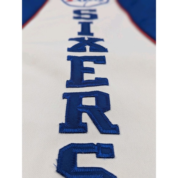 Vintage Philadelphia 76ers Blue Red XXL majestic hardwood Classics jersey - Picture 5 of 8